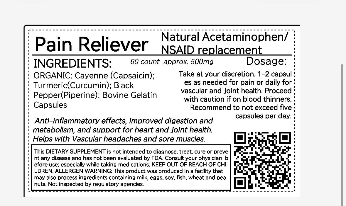 Pain Reliever Capsules