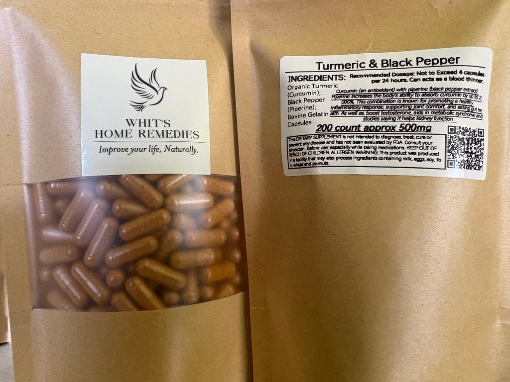 Turmeric and Black Pepper Capsules