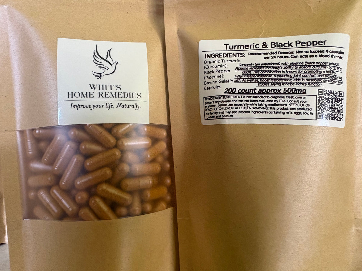 Turmeric and Black Pepper Capsules