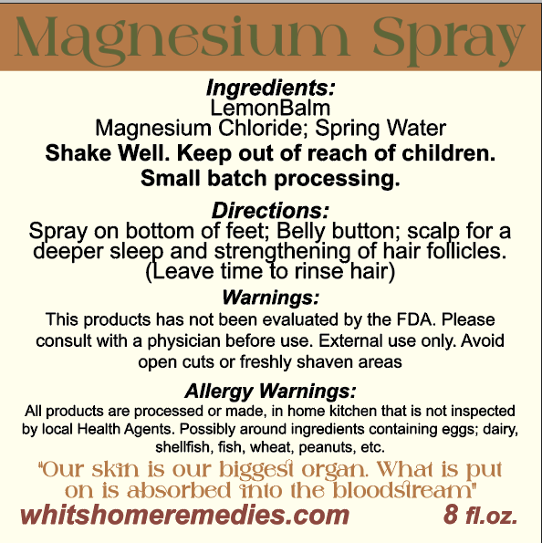 Magnesium Spray - LemonBalm